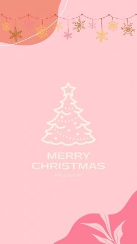 Pink Christmas iPhone Wallpaper Net