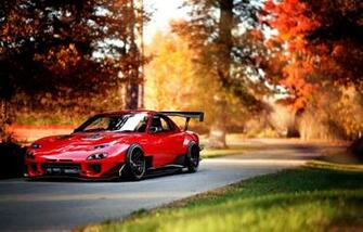 Mazda Rx7 White Car Tuning HD Wallpaper Ideas