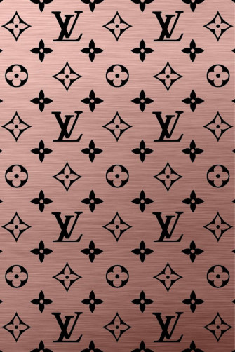 Rose Gold Wallpaper Louis Vuitton Stencil