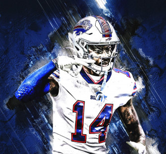 Amazon Stefon Diggs Poster Print American Football Player