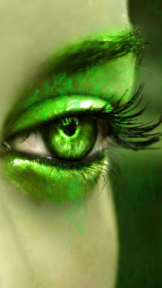 Green Eyes Wallpaper