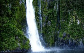 Waterfalls Wallpaper Millford Sound Falls Is A Great