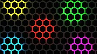 Red Honeycomb Wallpaper