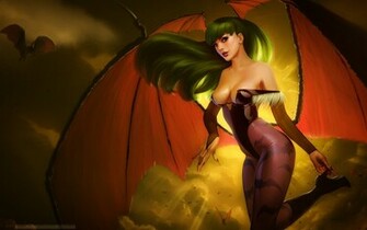 Wallpaper Morrigan By Achibner