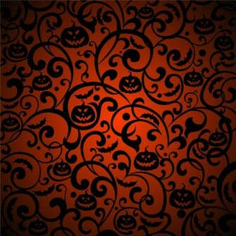 Halloween Pattern Background Vector Graphic