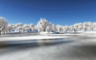 Winter Landscape Wallpaper