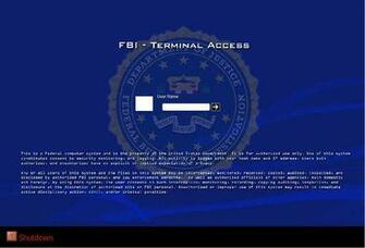 Fbi Seal Wallpaper Logon Widescreen By
