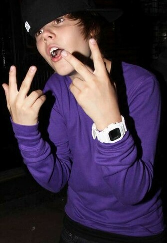 Image Online Justin Bieber Wearing Purple Shirt Ever Seen