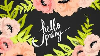 Hello April Spring Photography Background