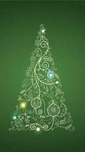 Christmas Tree iPhone Wallpaper