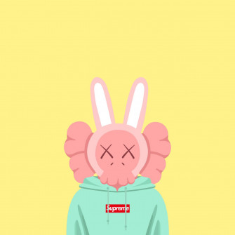 Tedison Kaws X Supreme Wallpaper iPhone