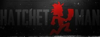 Hatchet Man Logo Black Red Blue Orange