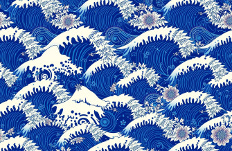 Japanese Wave Wallpaper