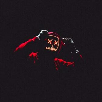 Wallpaper Mask Hood Anonymous Silhouette