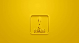 Take Caution Danger Lies Ahead Wallpaper