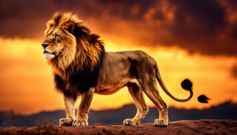 Danger Lion Wallpaper
