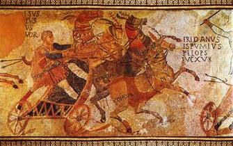Image Section Of The Barcelona Mosaic
