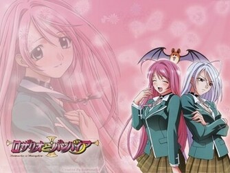 Vampire Rosario Moka Akashiya Club Wallpaper
