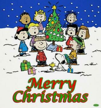 Peanuts Christmas Wallpaper Grasscloth