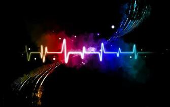 Heartbeat Abstract HD Wallpaper Wallpaperin4k Net
