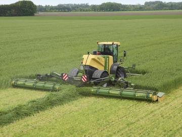 Wallpaper Agricultural Machinery Krone Big M Fields