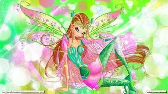 The Winx Club Flora Bloomix Wallpaper