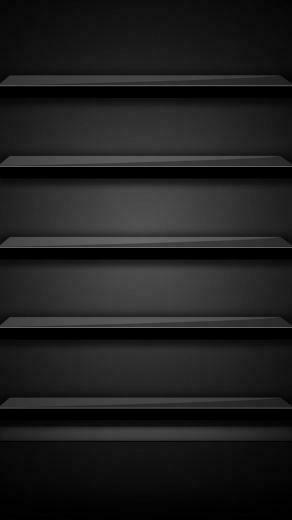Black Shelf iPhone HD Lock Screen Wallpaper Quotes