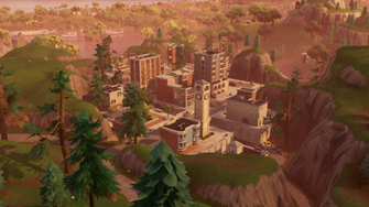 Fortnite Tilted Towers 4k Ultra HD Wallpaper Background Image