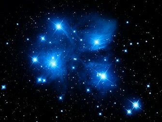 Wallpaper Blue Stars HD Background
