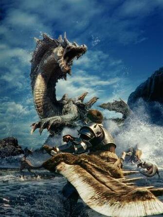 Box Art Mh3 Wii Textless Monster Hunter Tri Original