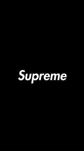 Supereme Logo Aesthetic Words Wallpaper Top