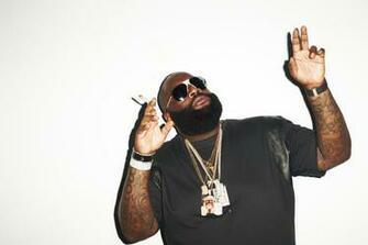 Rick Ross Smoking HD Rap Wallpaper