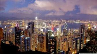 City HD Wallpaper 1080p Hong Kong