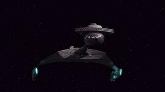 Klingon Star Trek Original Series Blue Background Design Wallpaper