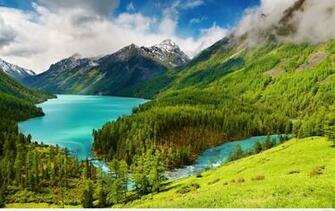 Amazing Mountains In Nature Big Size Wallpaper Pintast