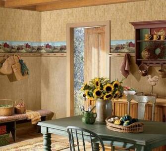 Warner Wallcoverings Chesapeake Stencil Starburst