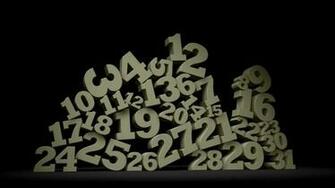 iPad Background Numbers Wallpaper