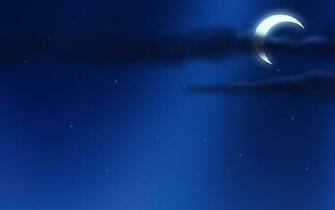 Night Moon Stars Wallpaper Sky