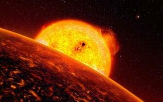 Surface Spots Flares Corona Fire Wallpaper