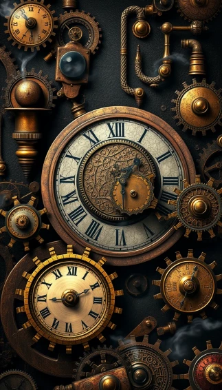 Steampunk Phone Wallpaper