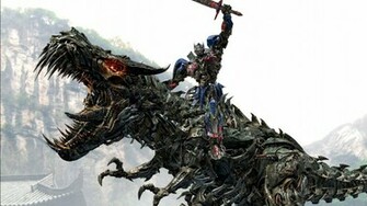 Optimus Prime Riding Grimlock Wallpaper HD
