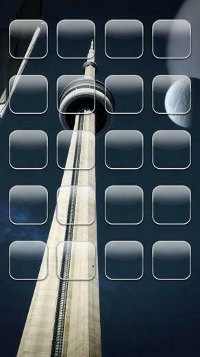 Alien Cn Tower iPhone Wallpaper 5s