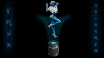 Chica De Holograma Wallpaper