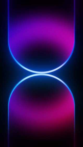 iPhone Pro Max Neon Dual Gradient Wallpaper