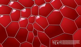 Red Honeycomb Background Vectorish
