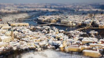 HD Tilt Shift Photography Wallpaper