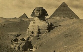Man Made Sphinx Wallpaper