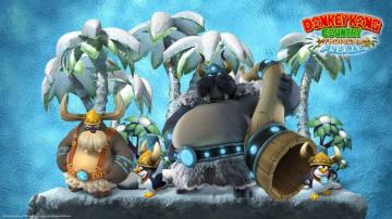 Donkey Kong Country Tropical Ze Snowmads UHD 4k Wallpaper