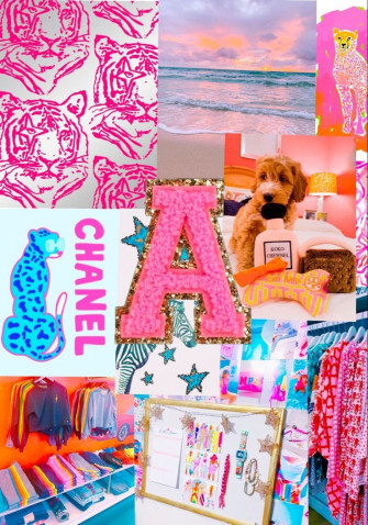 Preppy Name Background Wallpaper iPhone