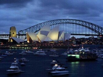 Sydney Opera House Evening